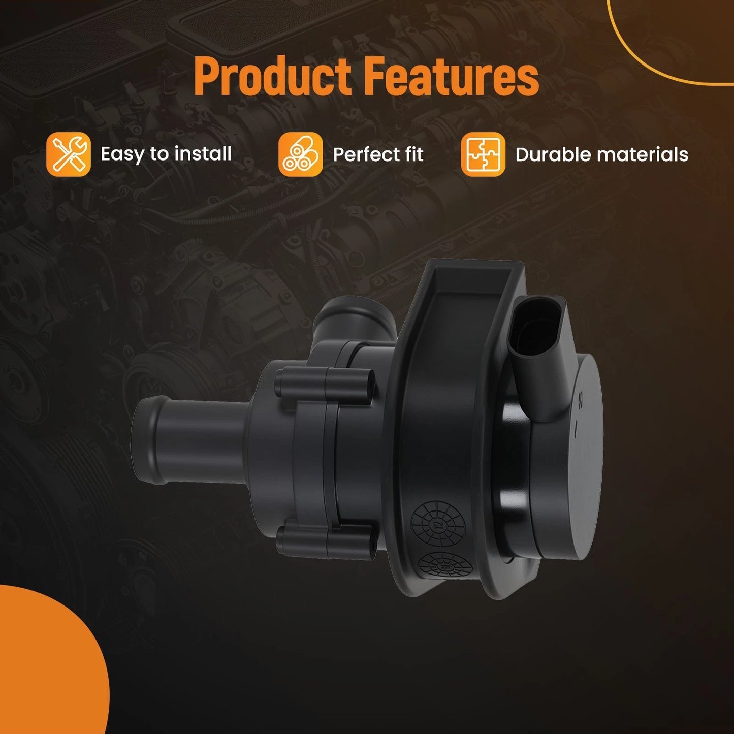 Auxiliary Water Pump Assembly for VW T5 Van (2003–2015)