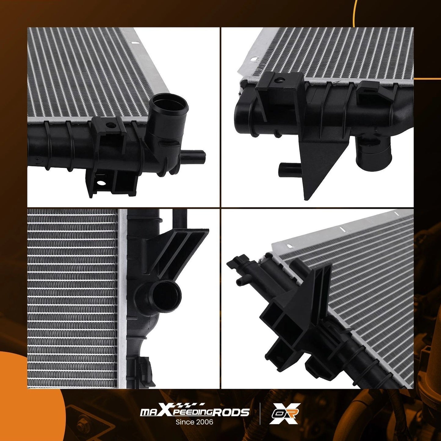 Cross Flow Radiator for Ford Mustang (2005–2014)