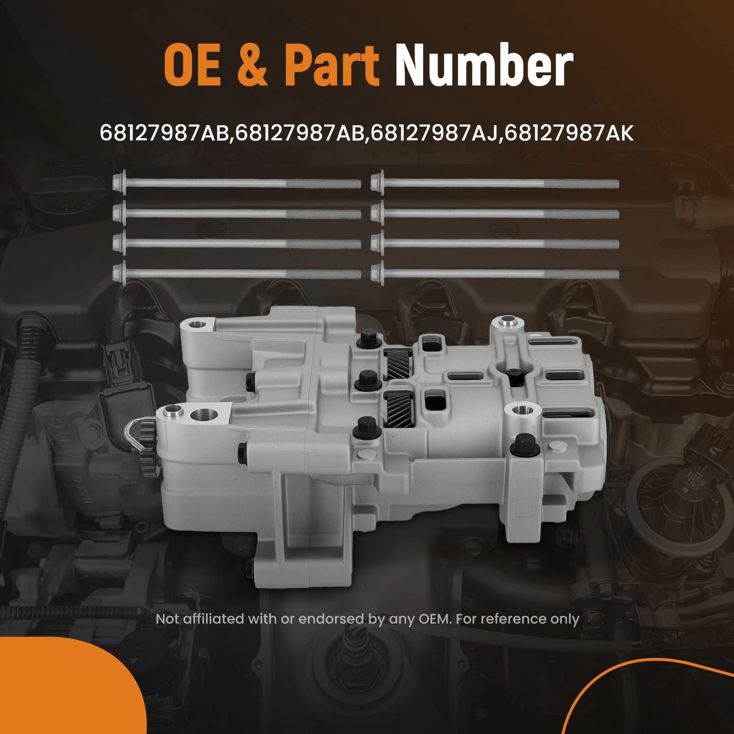 Engine Oil Pump with Balance Shaft for Dodge Jeep Chrysler (2013–2021)
