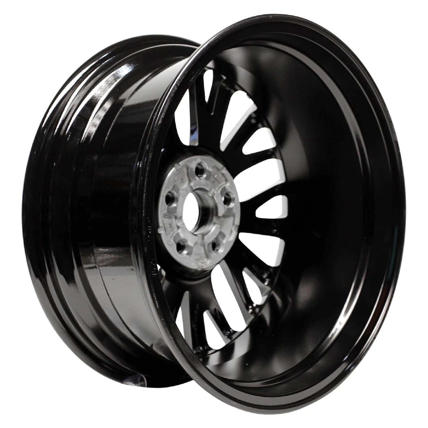 18 Inch Machined Black Spoke Inset Wheel Rim by JTE for Toyota Camry (2018)