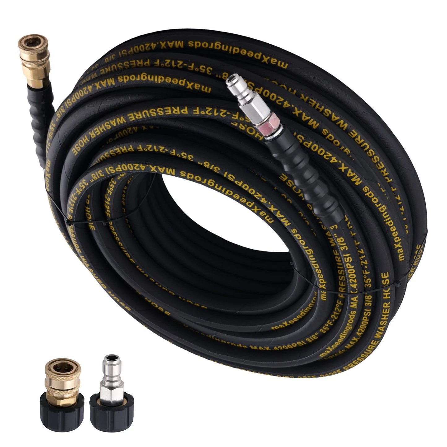 100 ft 3/8 in Pressure Washer Extension Hose for 4200 PSI (Steel) (2005–2007)