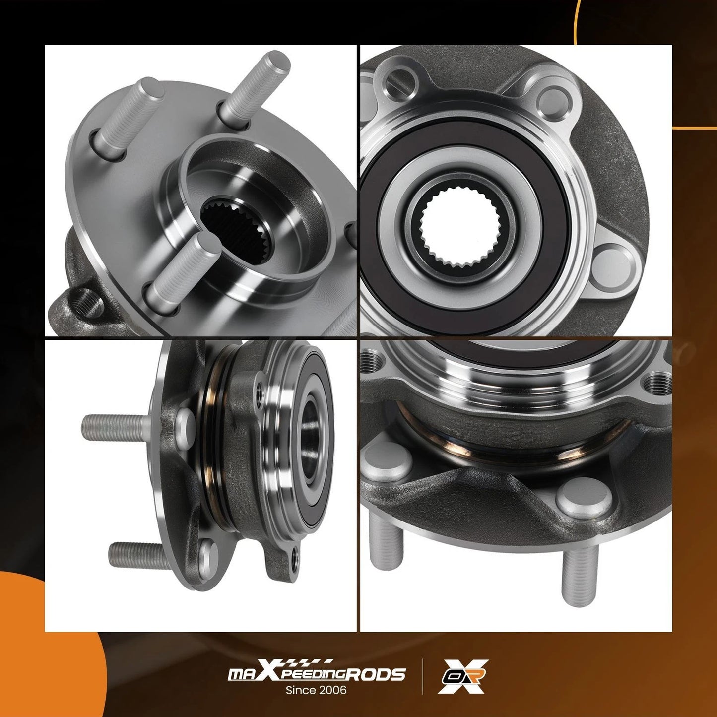 Front Wheel Hub Bearing Kit LH RH for Mazda 3 CX-3 (2014–2020)