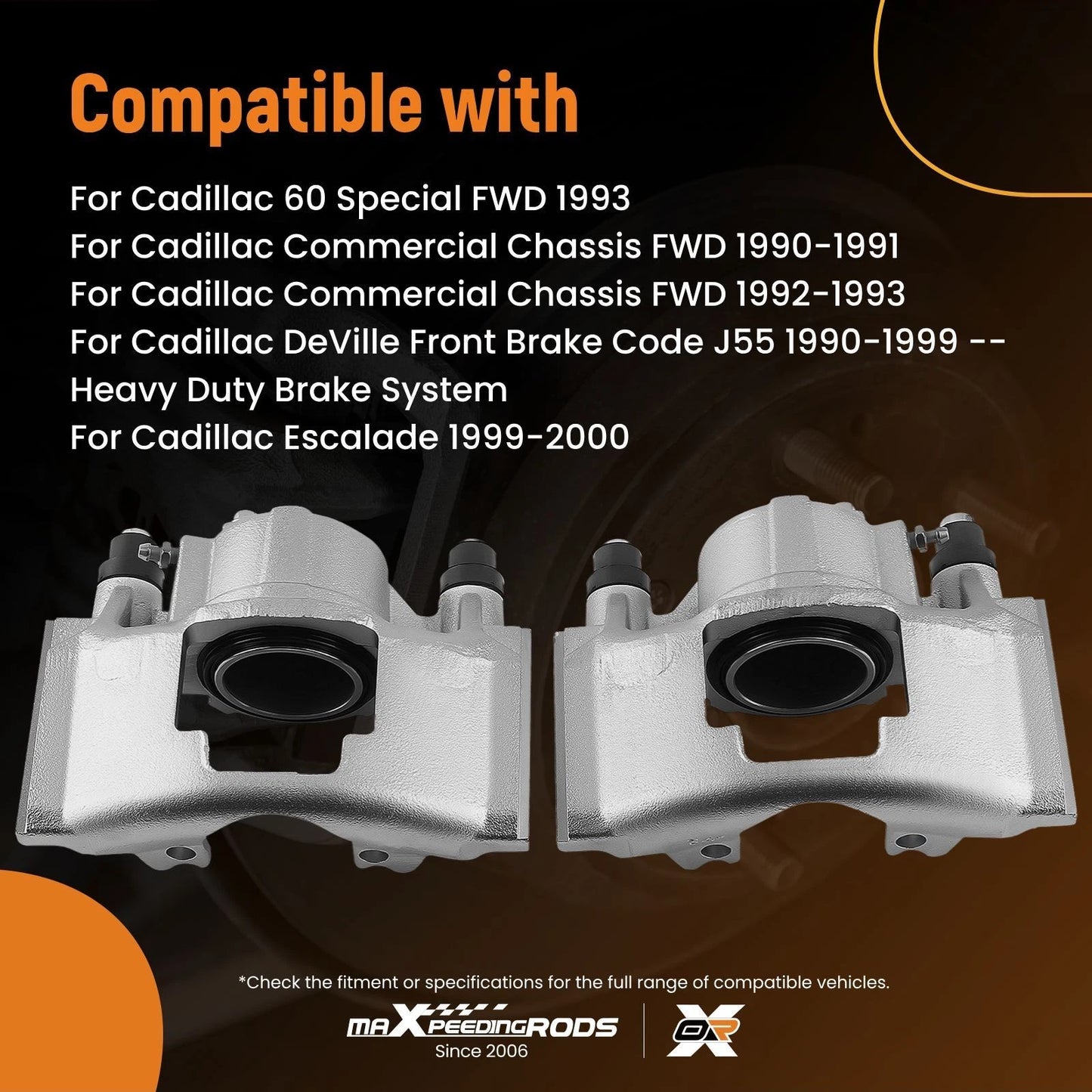 Front Brake Calipers for Chevrolet Astro and Blazer (1990–2002)