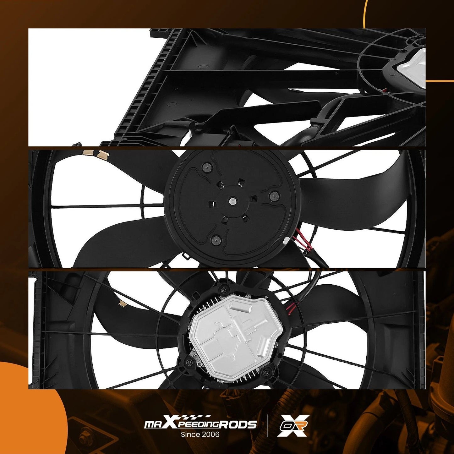 Electric Radiator Cooling Fan for Mercedes-Benz CLS450, E300, E450 (2016–2023)