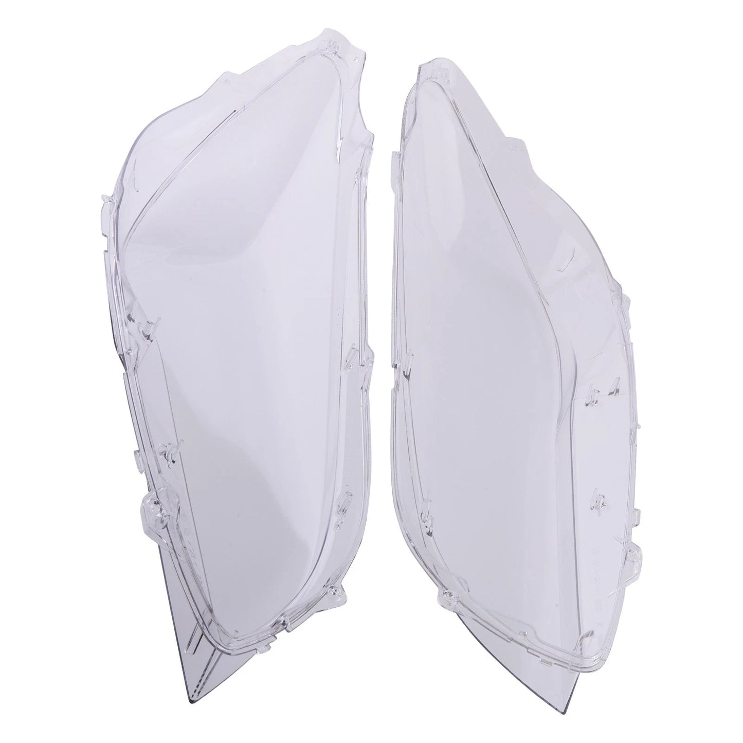Headlamp Lens Covers Pair for BMW F01 F02 (2009–2015) Clear PC