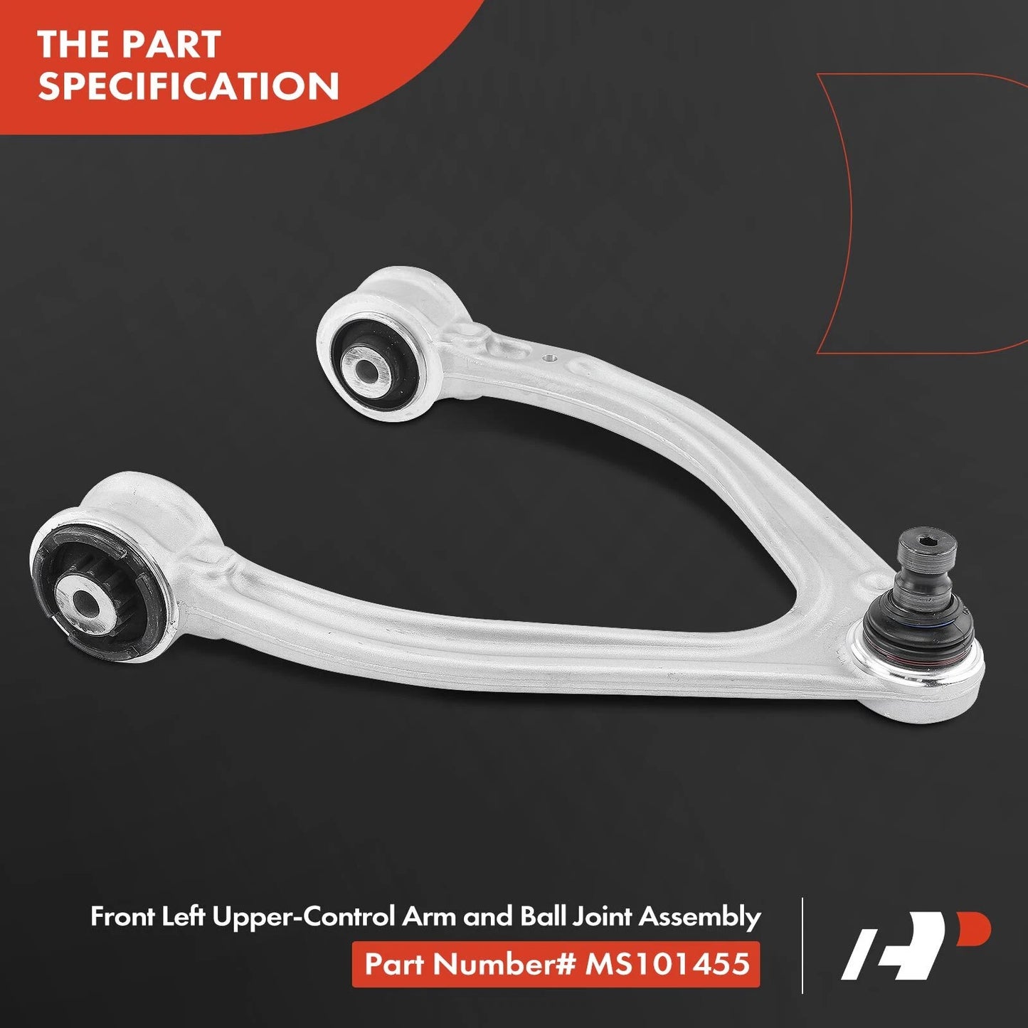 2X Front Upper Control Arm with Ball Joint for Benz W222 S-Class (2014–2020)