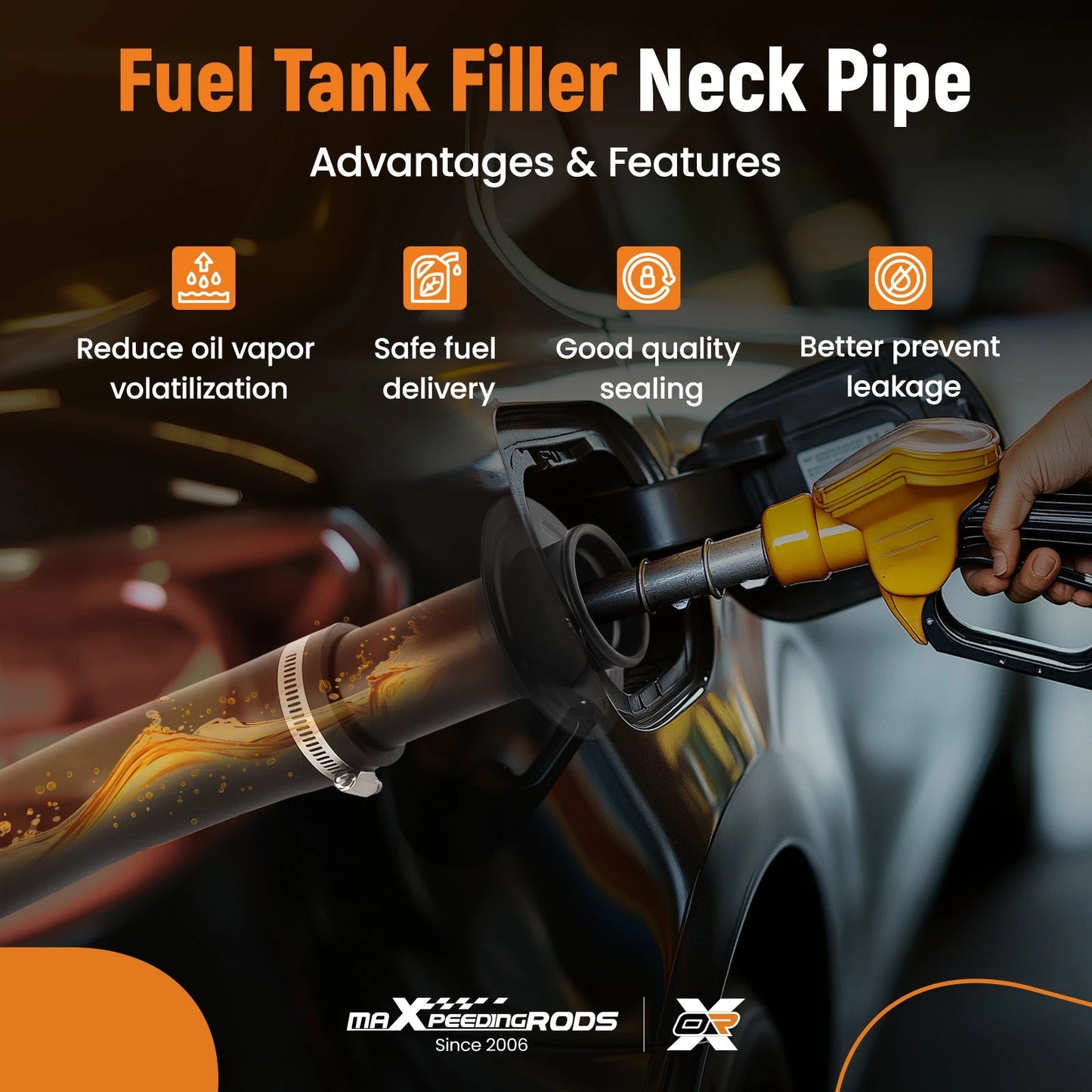 Fuel Tank Filler Tube for Ford Ranger Mazda B4000 B3000 B2300 (1990–1997)