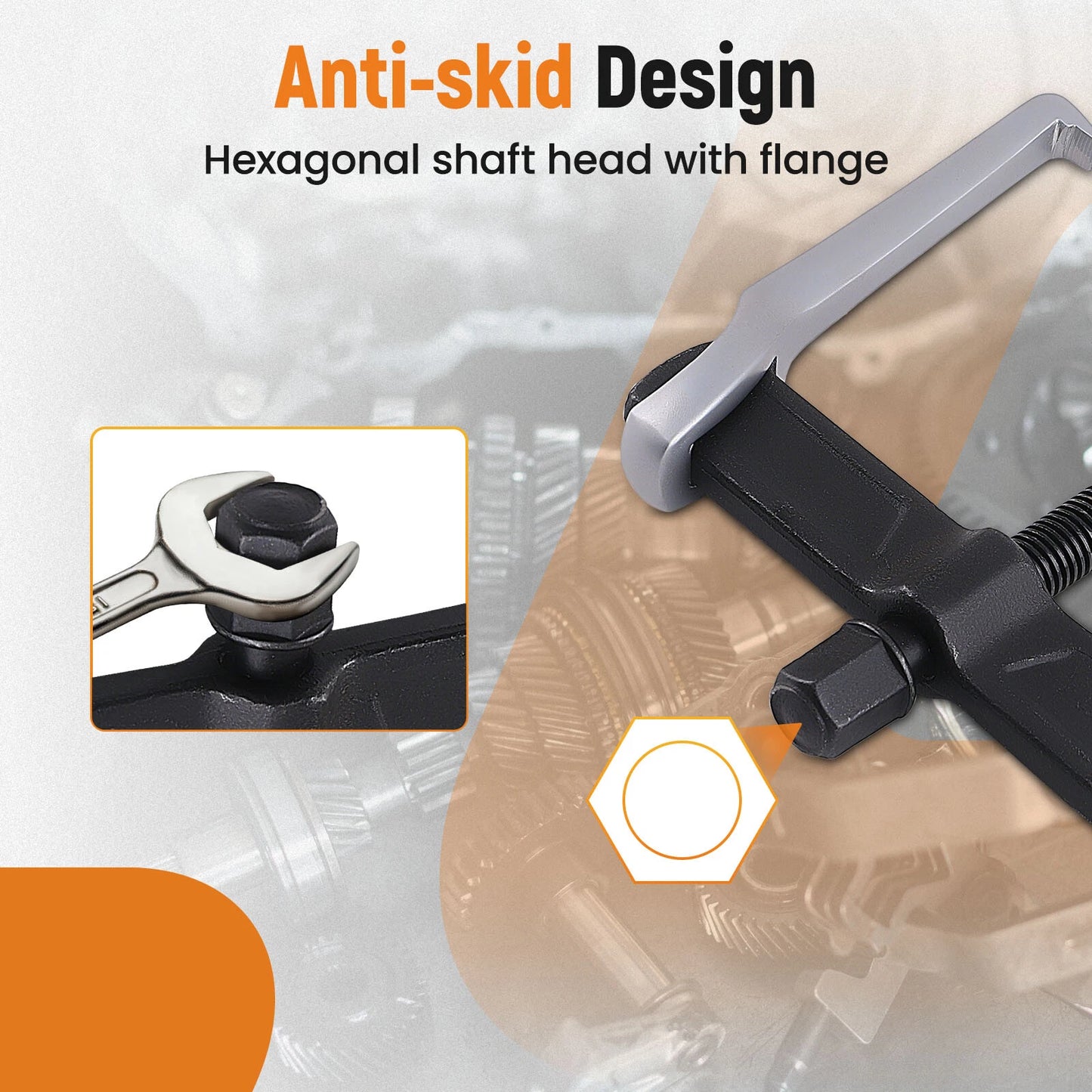 2 Jaw Bearing Puller for Steering Wheel Removal Tool (14 in) (2002–2004)