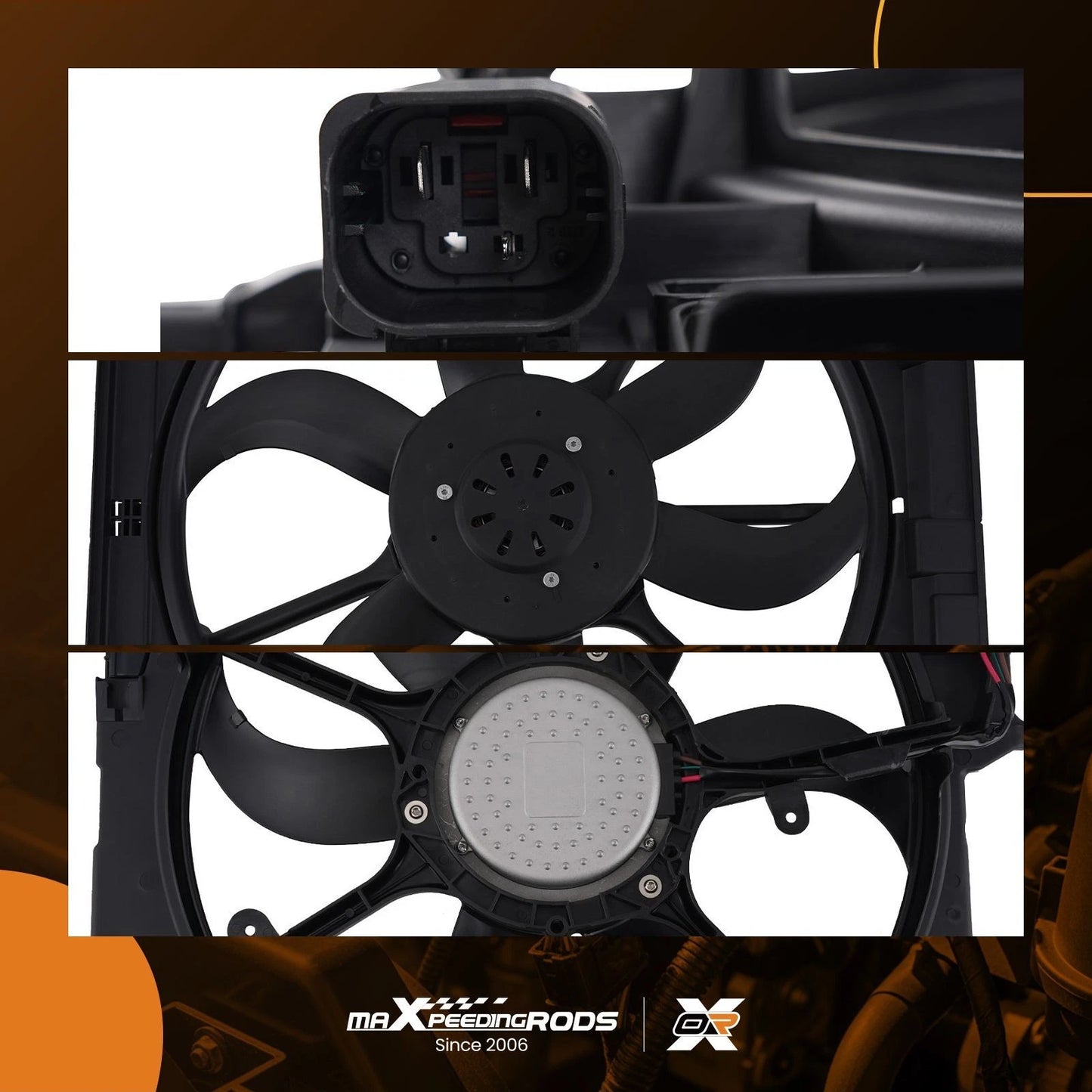 Electric Radiator Cooling Fan for BMW X5 E70 X6 E71 (2008–2014)