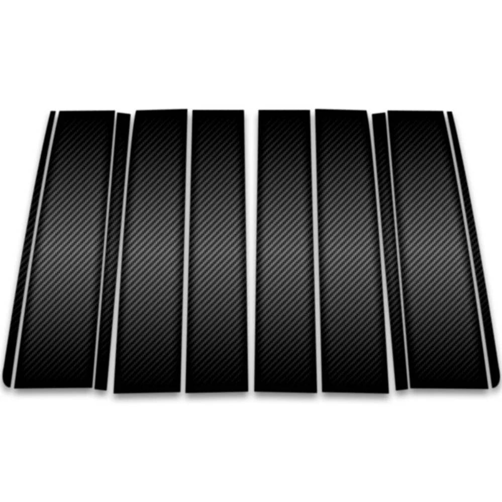 10pc Carbon Fiber Pillar Post Covers for 2015-2020 Chevrolet Suburban