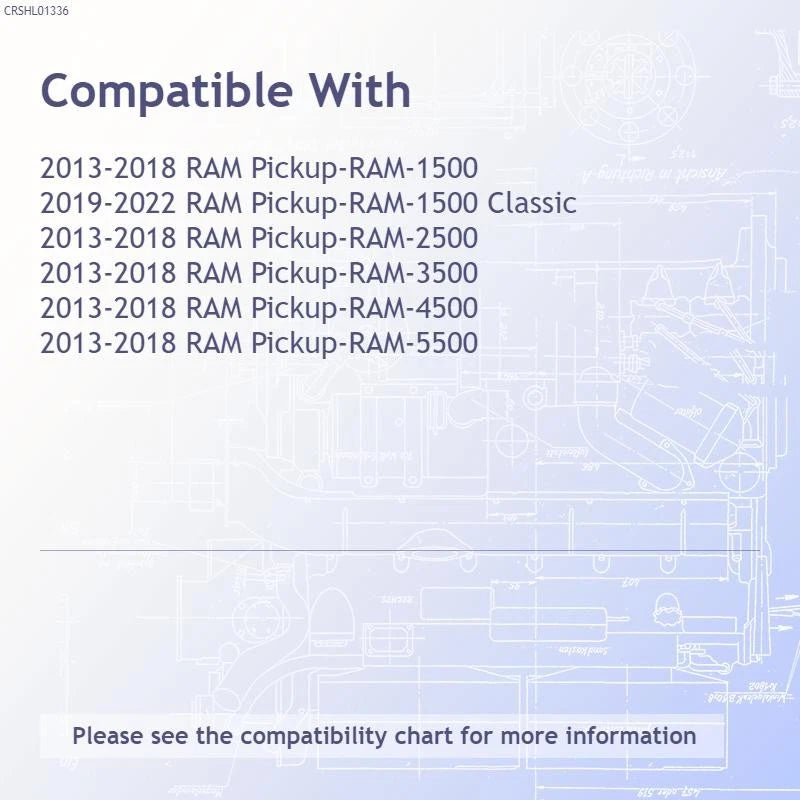 Halogen Headlight Assembly Replacement Passenger Side for Toyota (2005–2015)