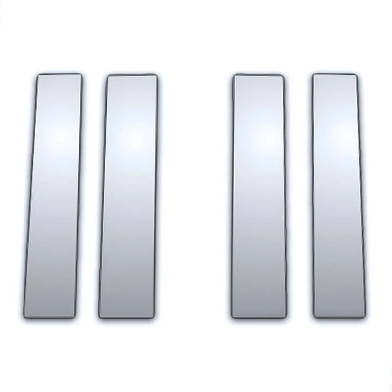 4Pc Chrome Pillar Posts Replacement for Chevy GMC Ext Crew Cab (2007–2013)