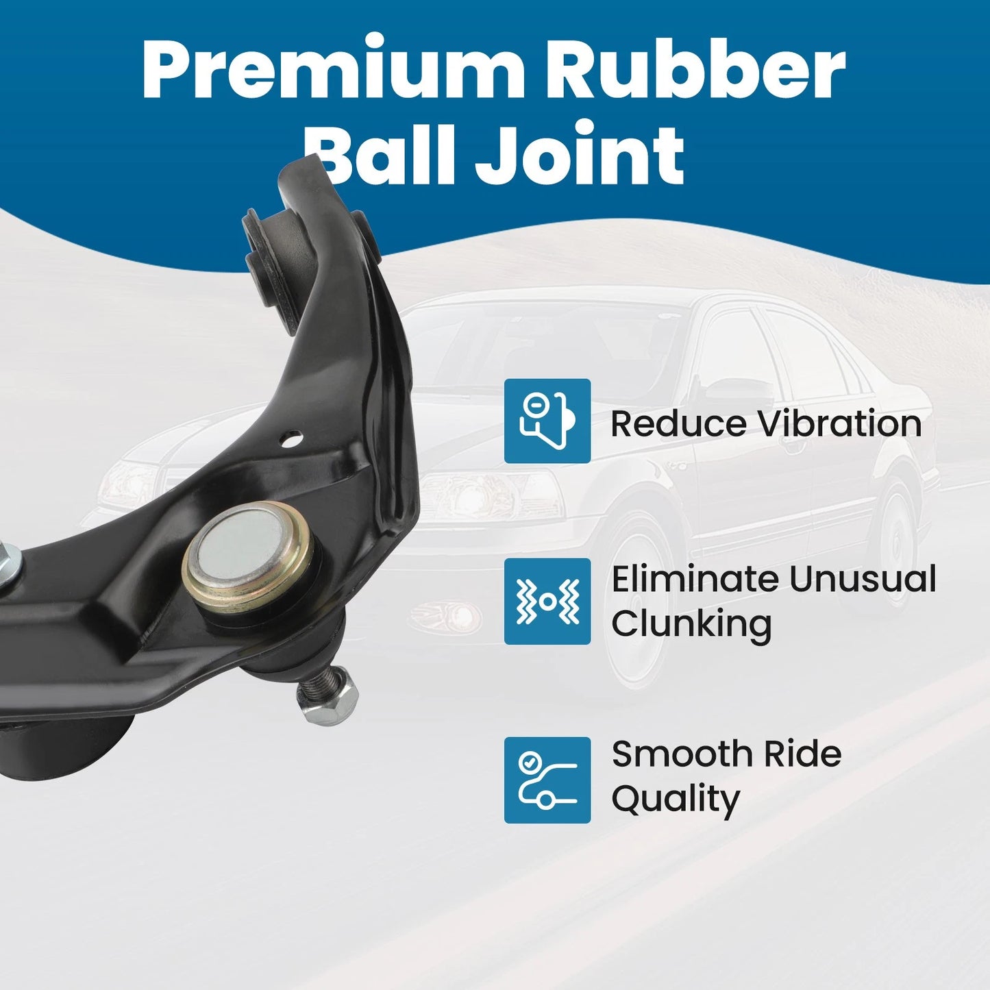 Front Lower Forward Rearward Control Arm Stabilizer for Mercury Milan (2007–2009)