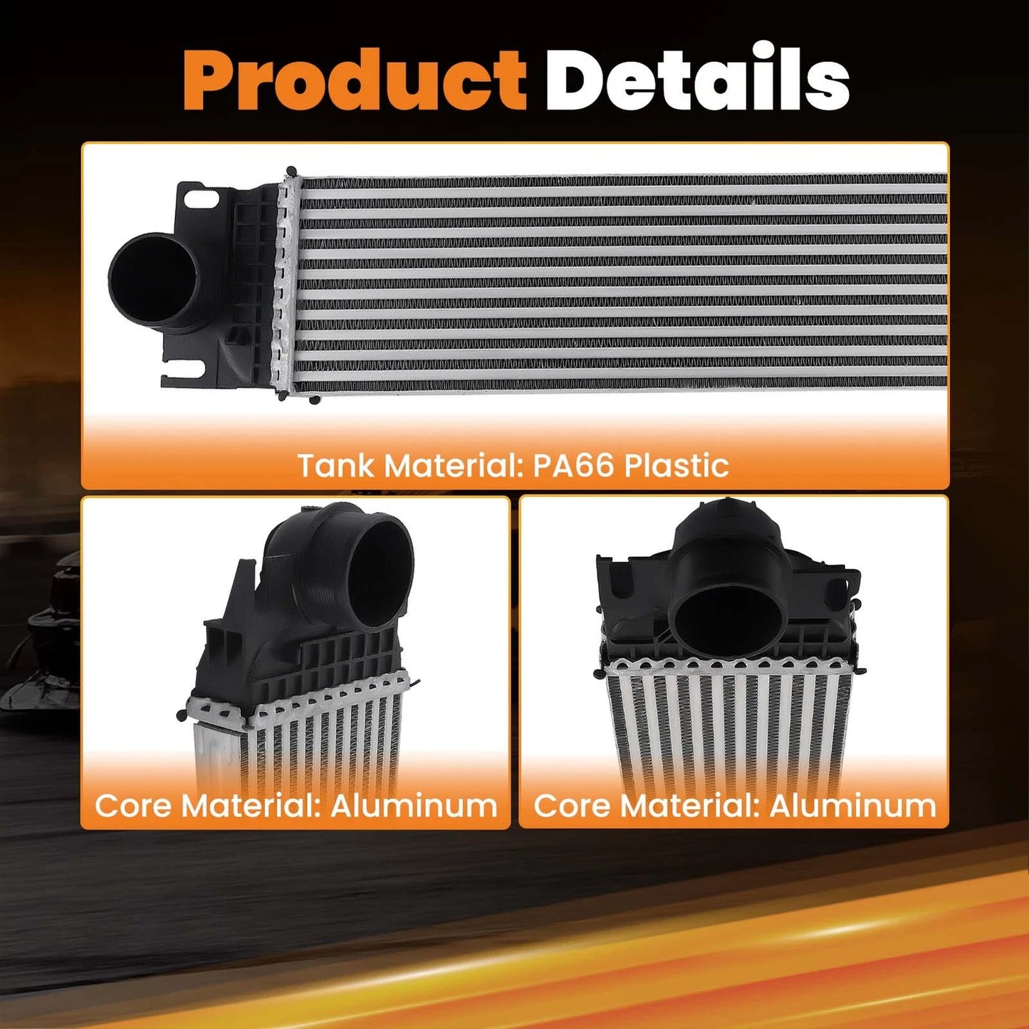Intercooler Charge Air Cooler for Ford Fusion Lincoln MKZ (2013–2016)