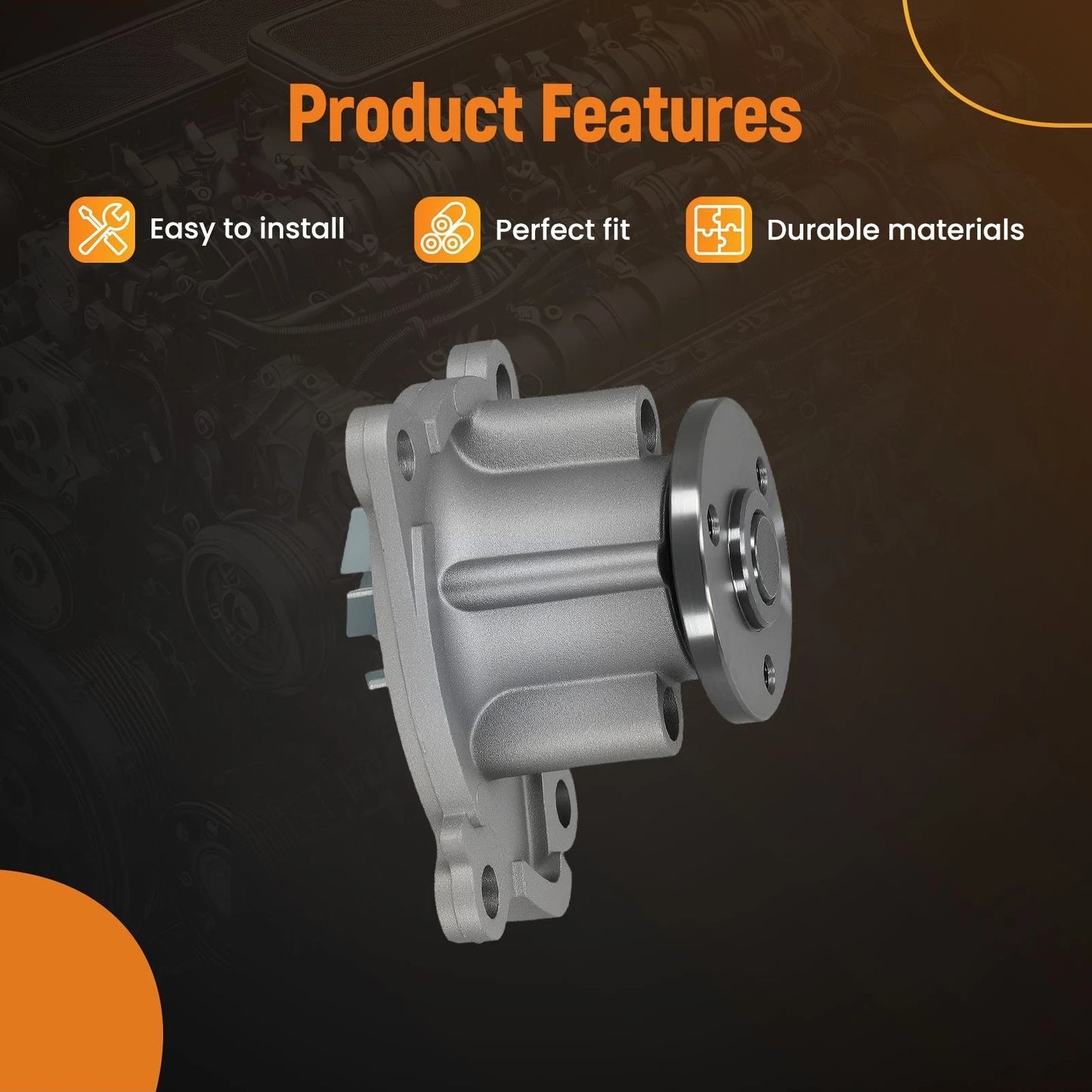 Engine Water Pump for Nissan March Micra Versa (2012–2020)
