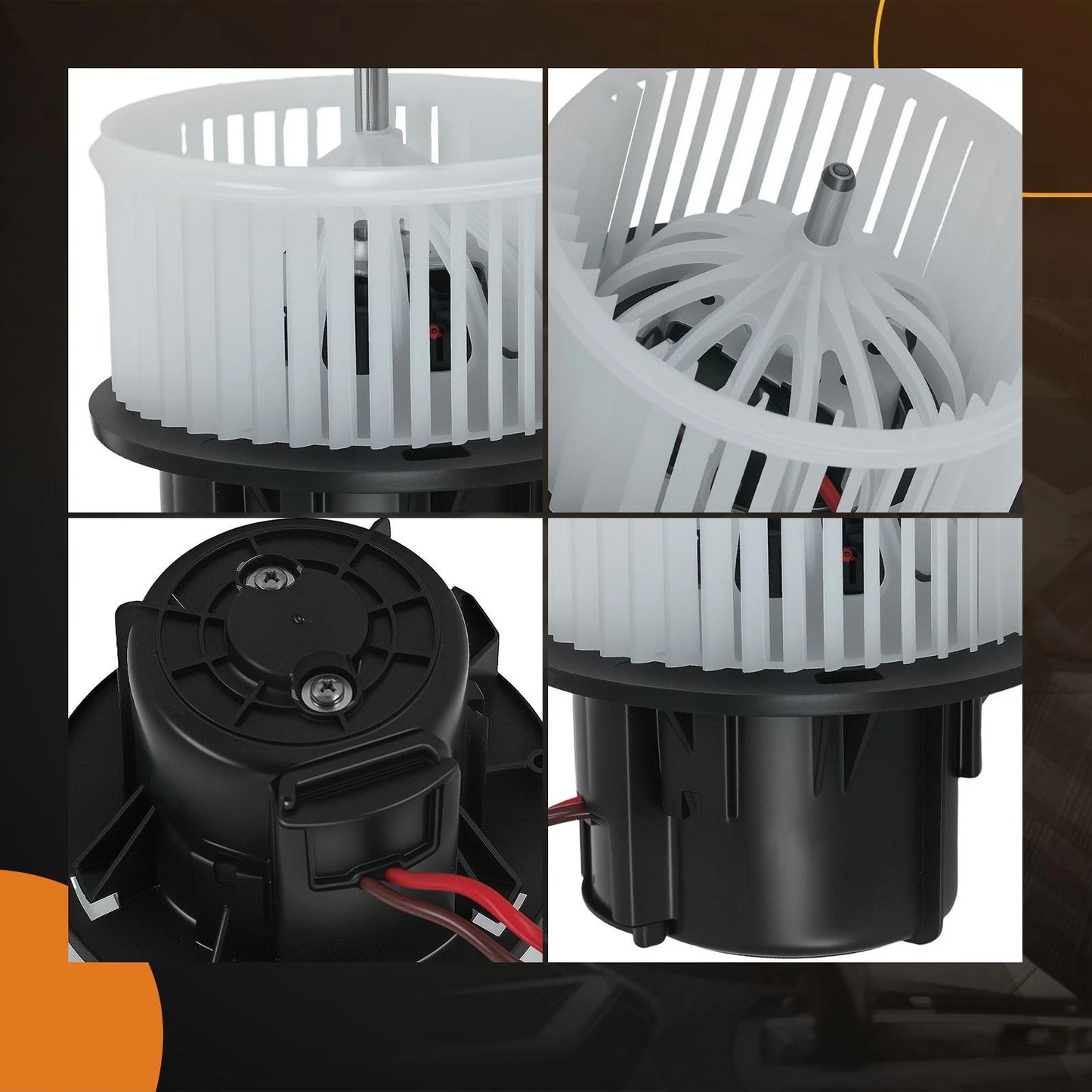 HVAC Heater Blower Motor with Wheel for Volvo S60 R-Design (2012–2018)