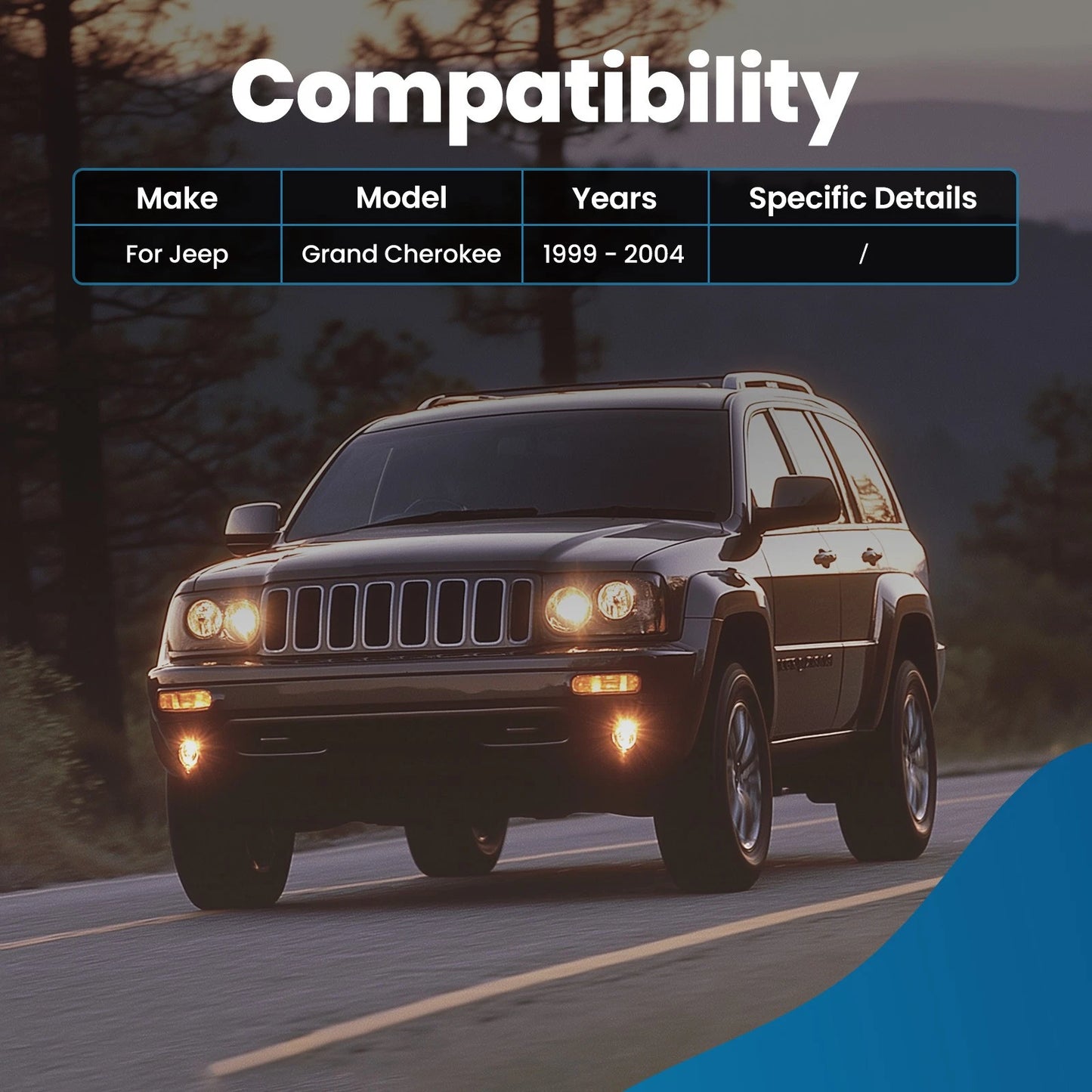 Front Suspension Kit for Jeep Grand Cherokee WJ (1999–2004)