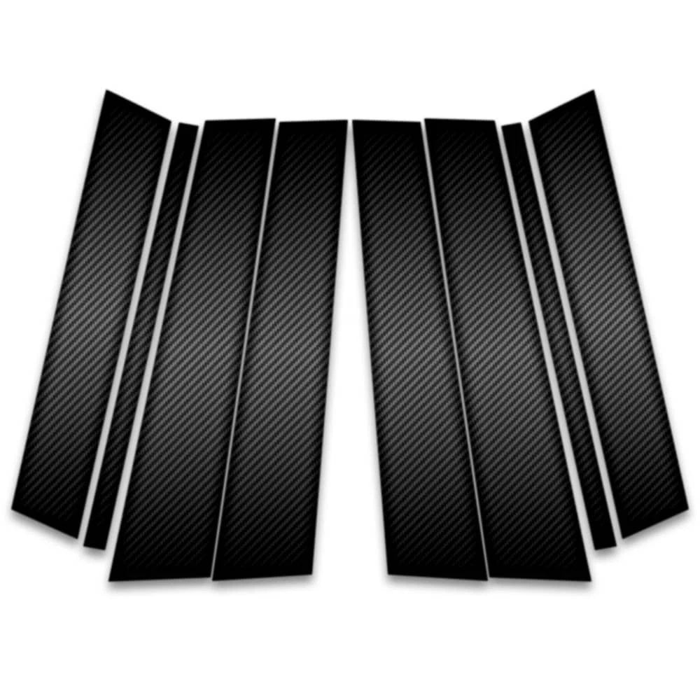 8pc Carbon Fiber Pillar Post Covers for 2013-2019 Mercedes-Benz GL Class