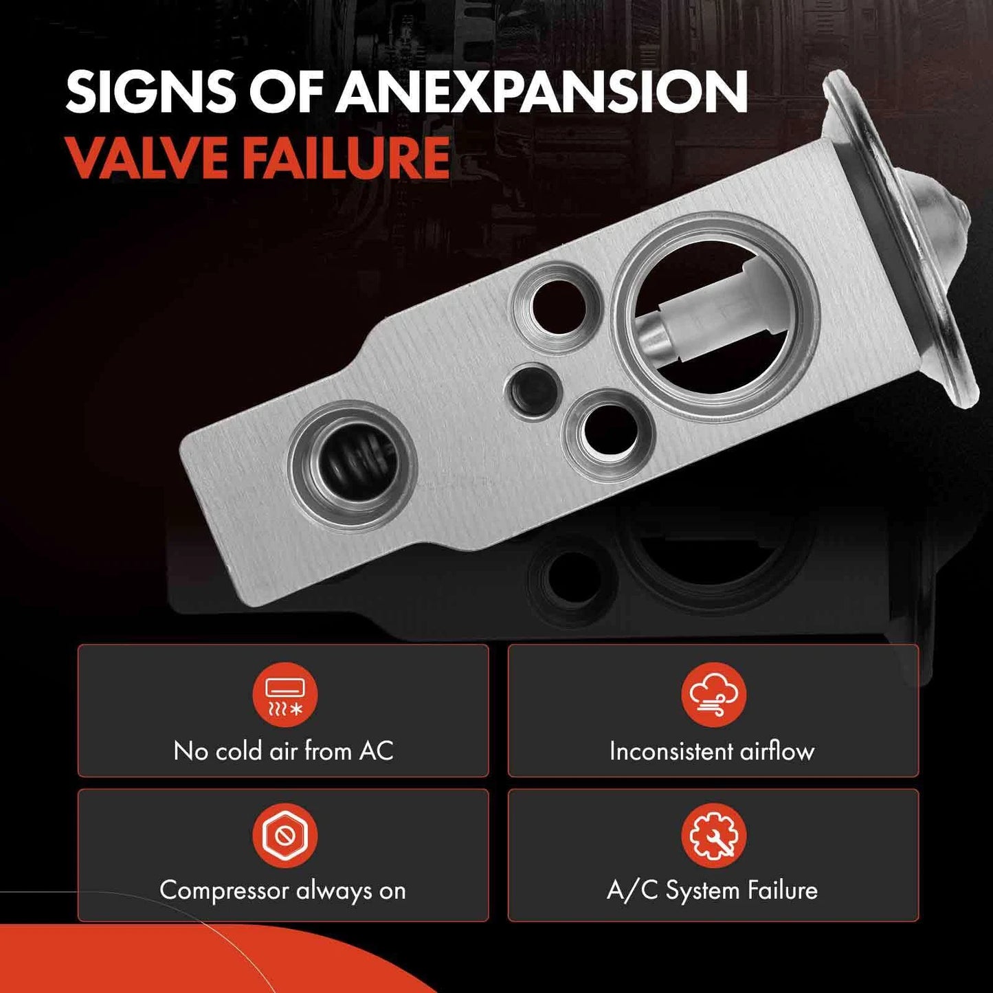A/C Expansion Valve for Mitsubishi Eclipse, Chrysler Sebring (2000–2005)