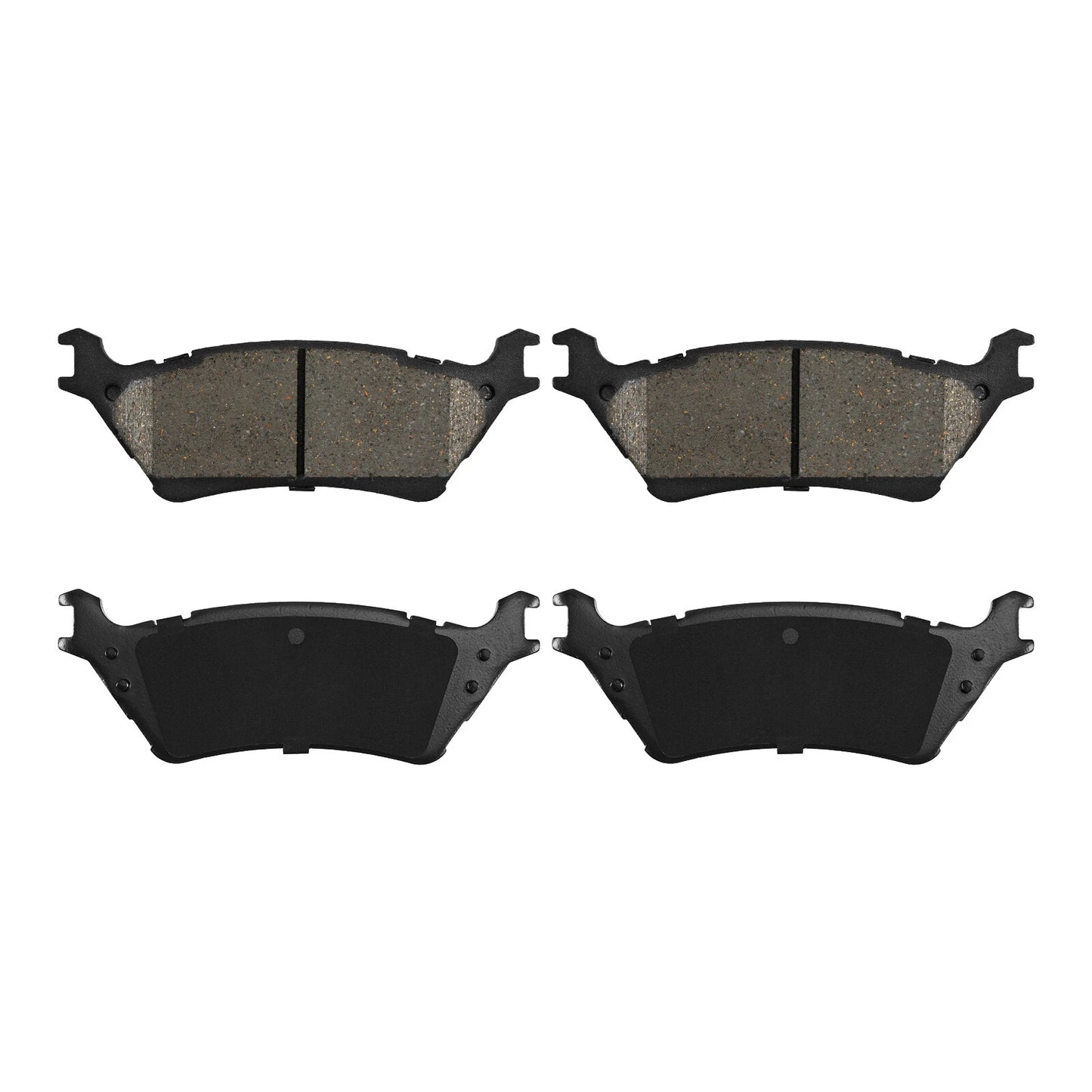4x Rear Ceramic Brake Pads for Ford F-150 (2012–2020) with Manual Parking Brake