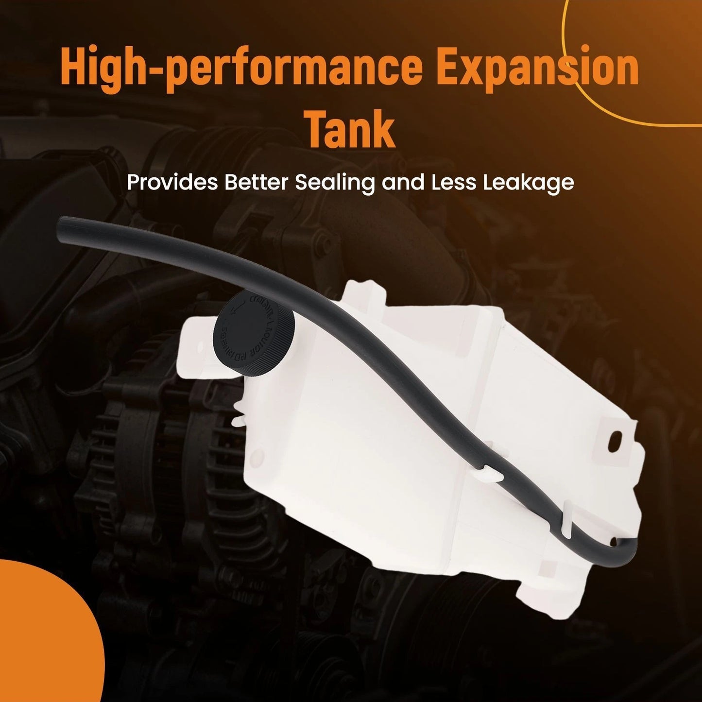 Coolant Reservoir Tank with Cap for Nissan March Micra Versa (2012–2019)