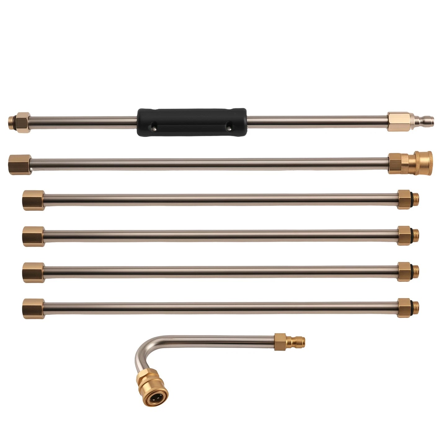 4000 PSI 15 in Pressure Washer Extension Wand for Stainless Steel Brass (6)