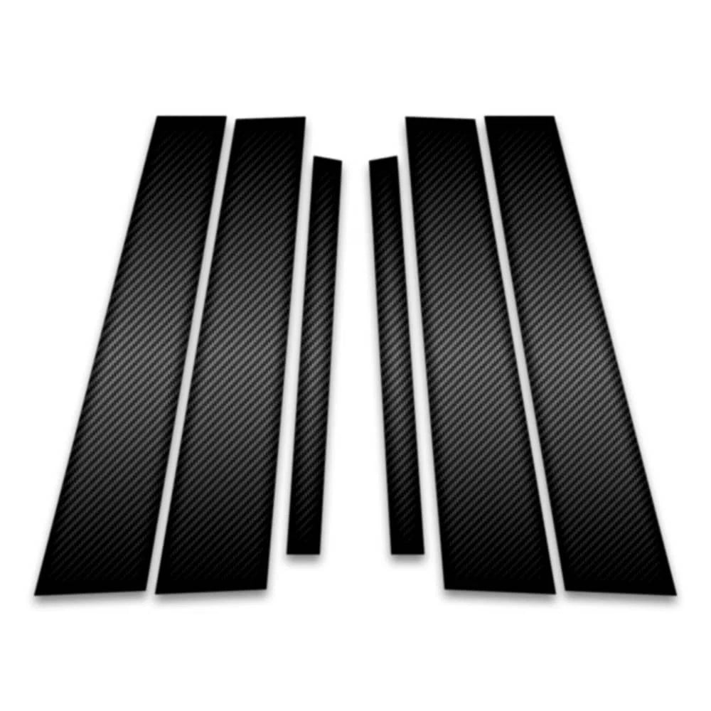 6pc Carbon Fiber Pillar Post Covers for 2014-2023 Acura RLX - SRC0037
