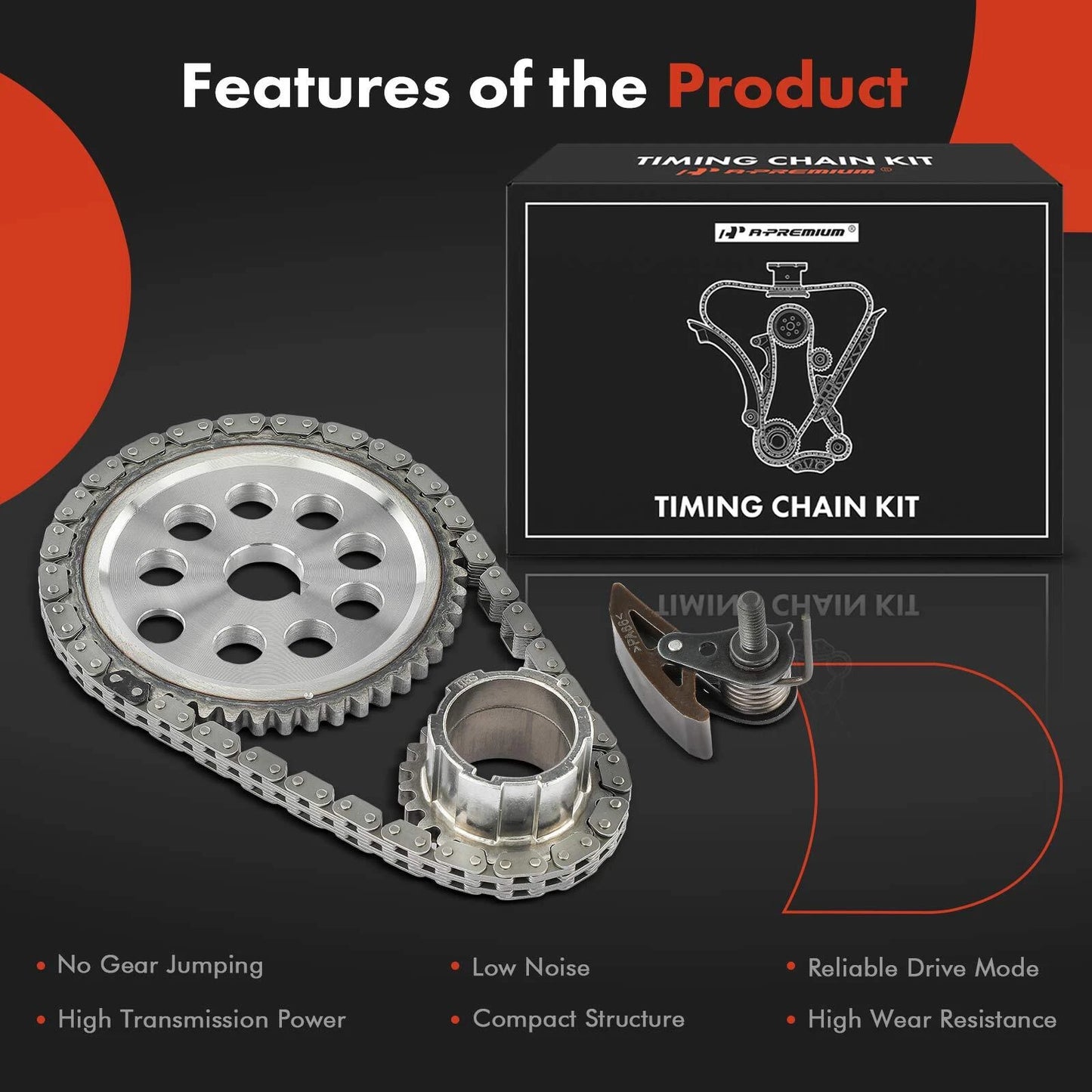 4X Timing Chain Kit for Chevrolet Impala Camaro Buick LaCrosse (2000–2005)