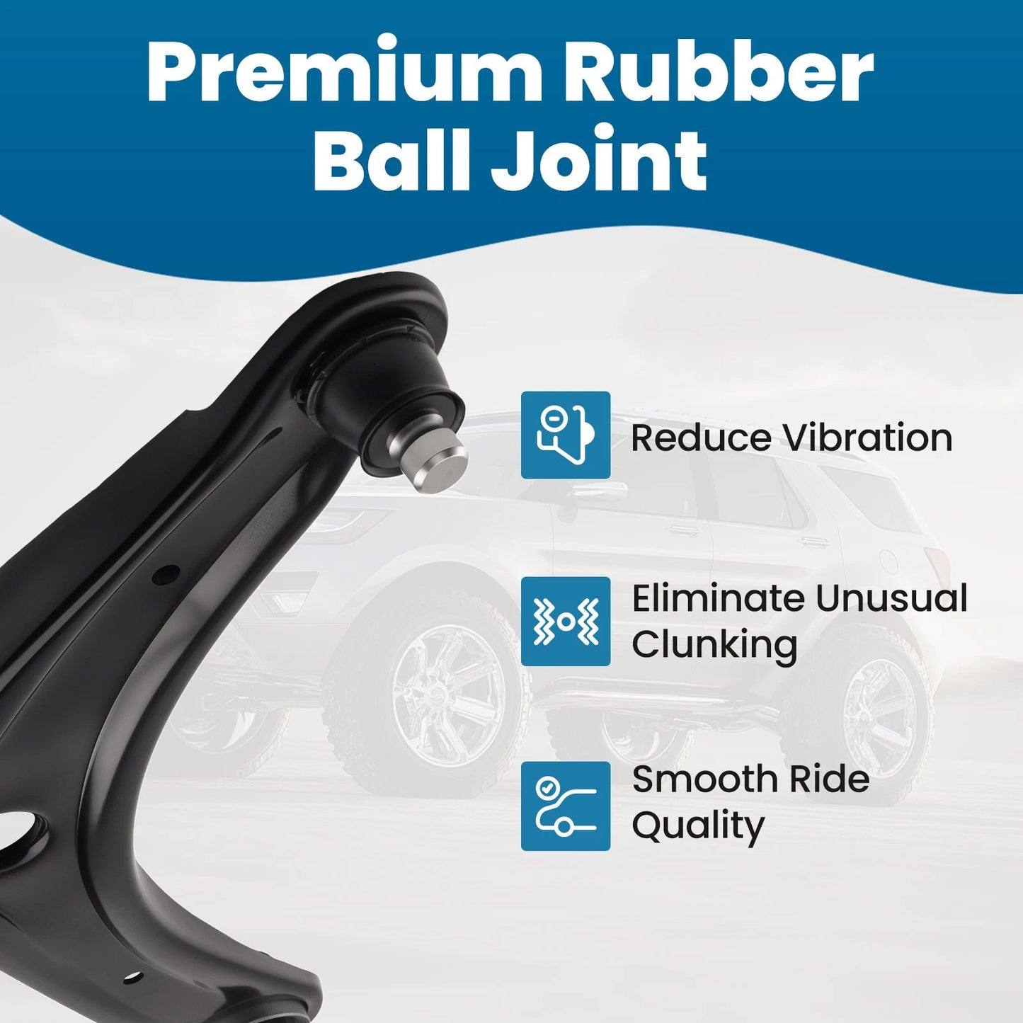 Front Lower Control Arm Ball Joint Passenger for Dodge Caliber Compass Patriot (2007–2016)