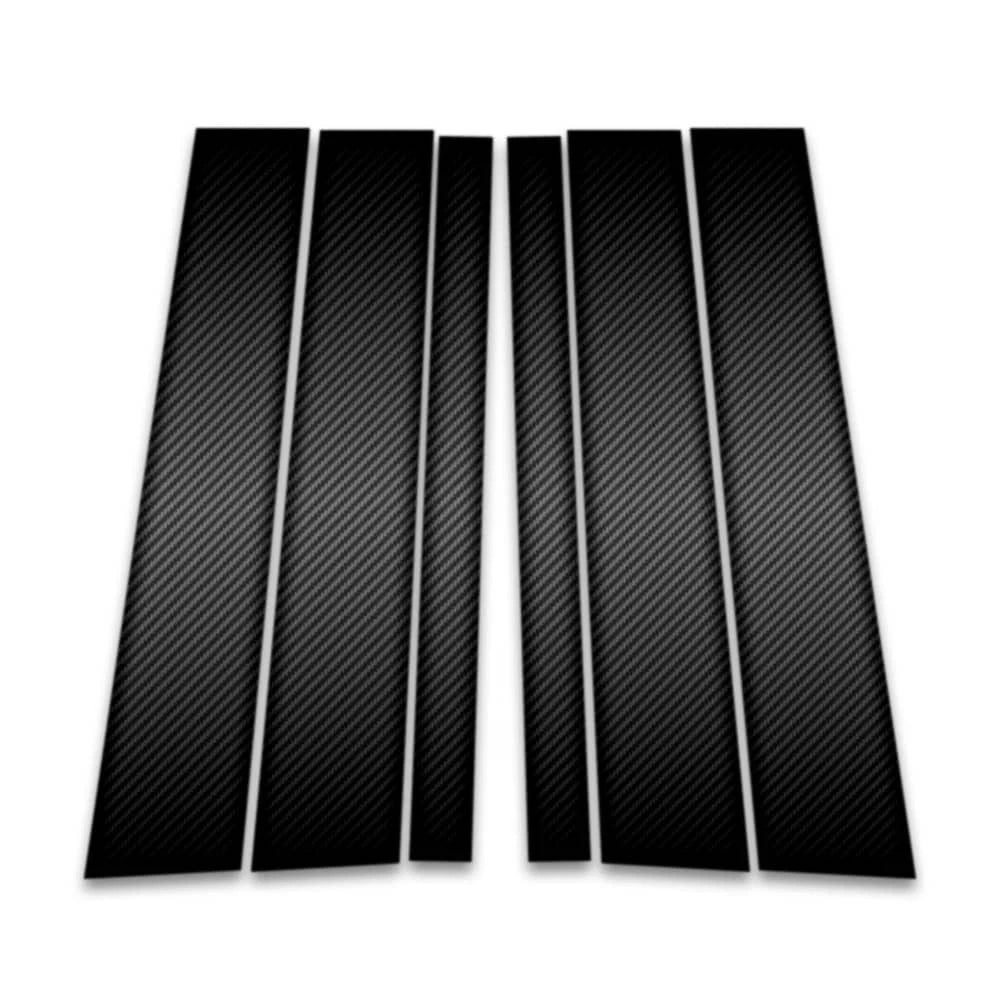 6pc Carbon Fiber Pillar Post Covers for 2002-2007 Saturn Vue - SRC1088