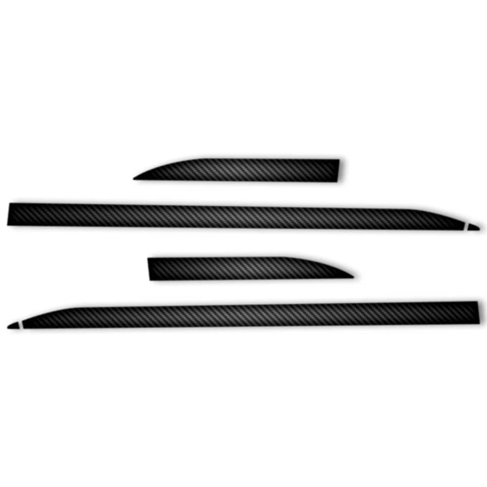 6pc Carbon Fiber 2 1/2" Accent Trim for 2010-2023 Toyota 4Runner