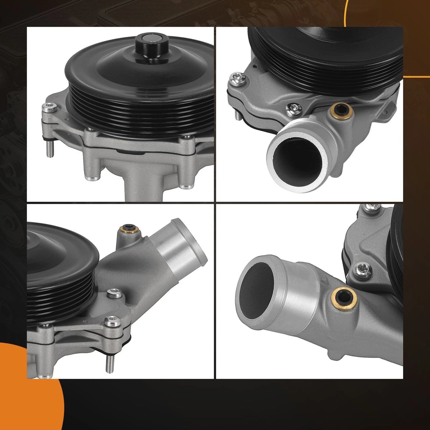 Coolant Water Pump for Jaguar F-Type XF (2010–2017)