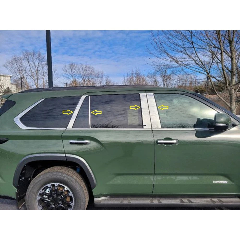 8pc Luxury FX Pillar Post Trim Kit for 2023 Toyota Sequoia (2023–2023)