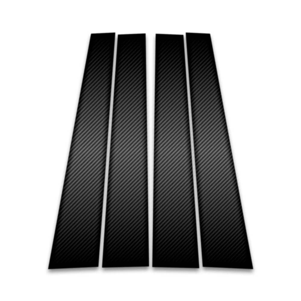 4pc Carbon Fiber Pillar Post Covers for 2007-2017 Buick Enclave