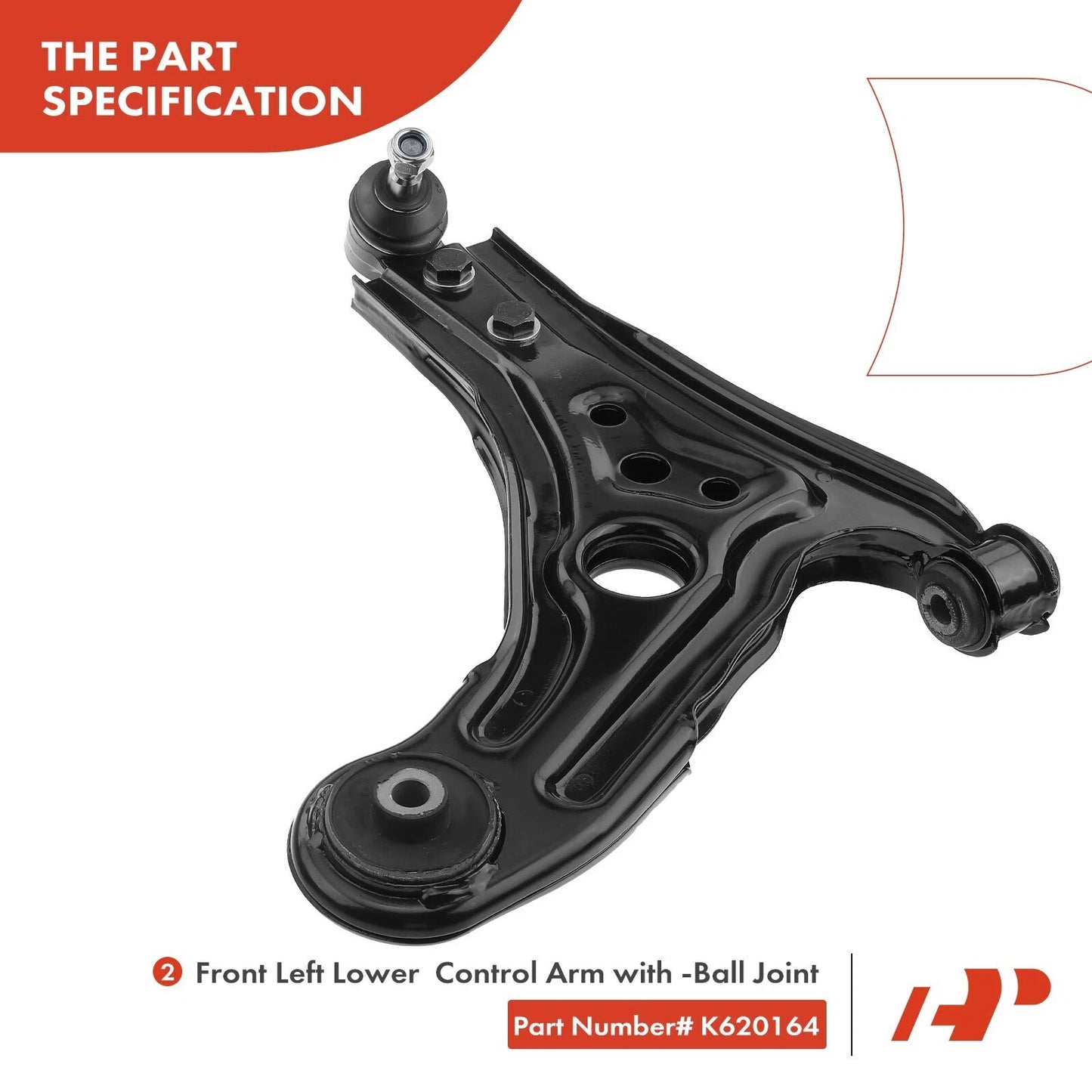 10x Front Control Arm with Ball Joint for Chevy Aveo G3 (2007–2011)