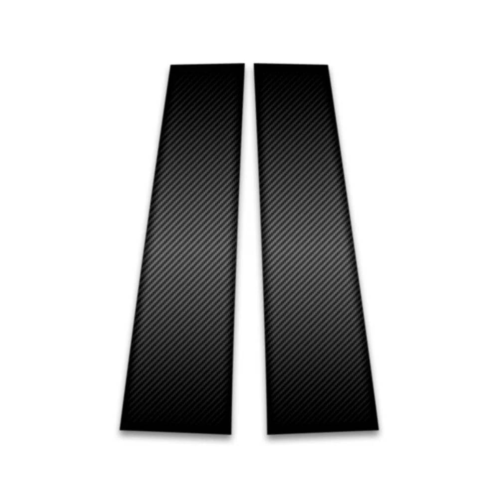 2pc Carbon Fiber Pillar Post Covers for 2010-2023 Fiat 500 - SRC0420