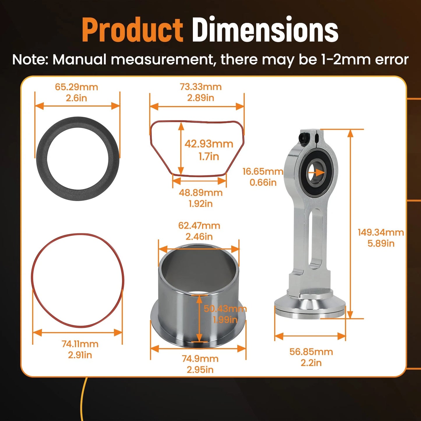 Compressor Connecting Rod Replacement Kit for Sears Craftsman