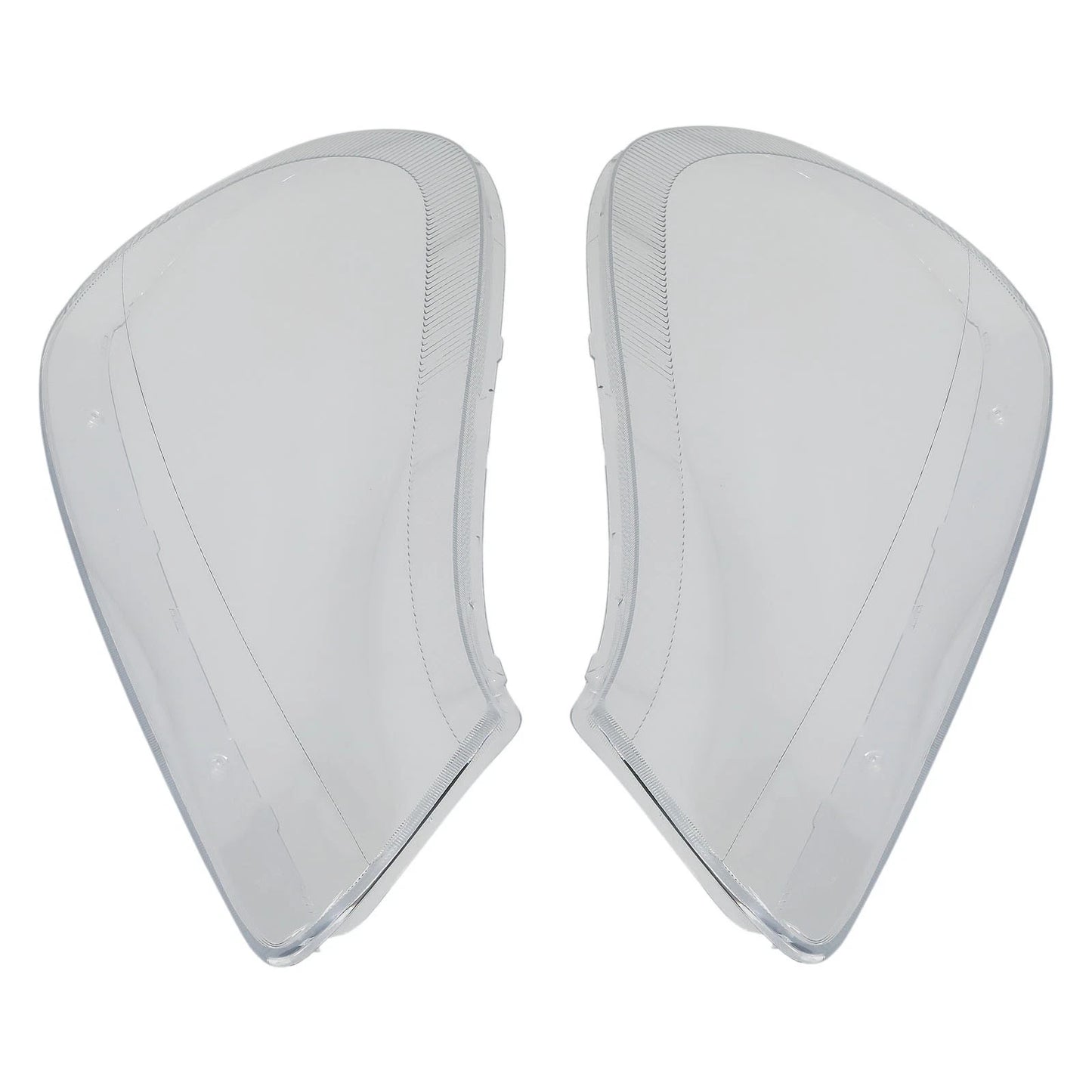 Front Headlamp Lens Cover Pair for Porsche Cayenne 957 (2007–2010)