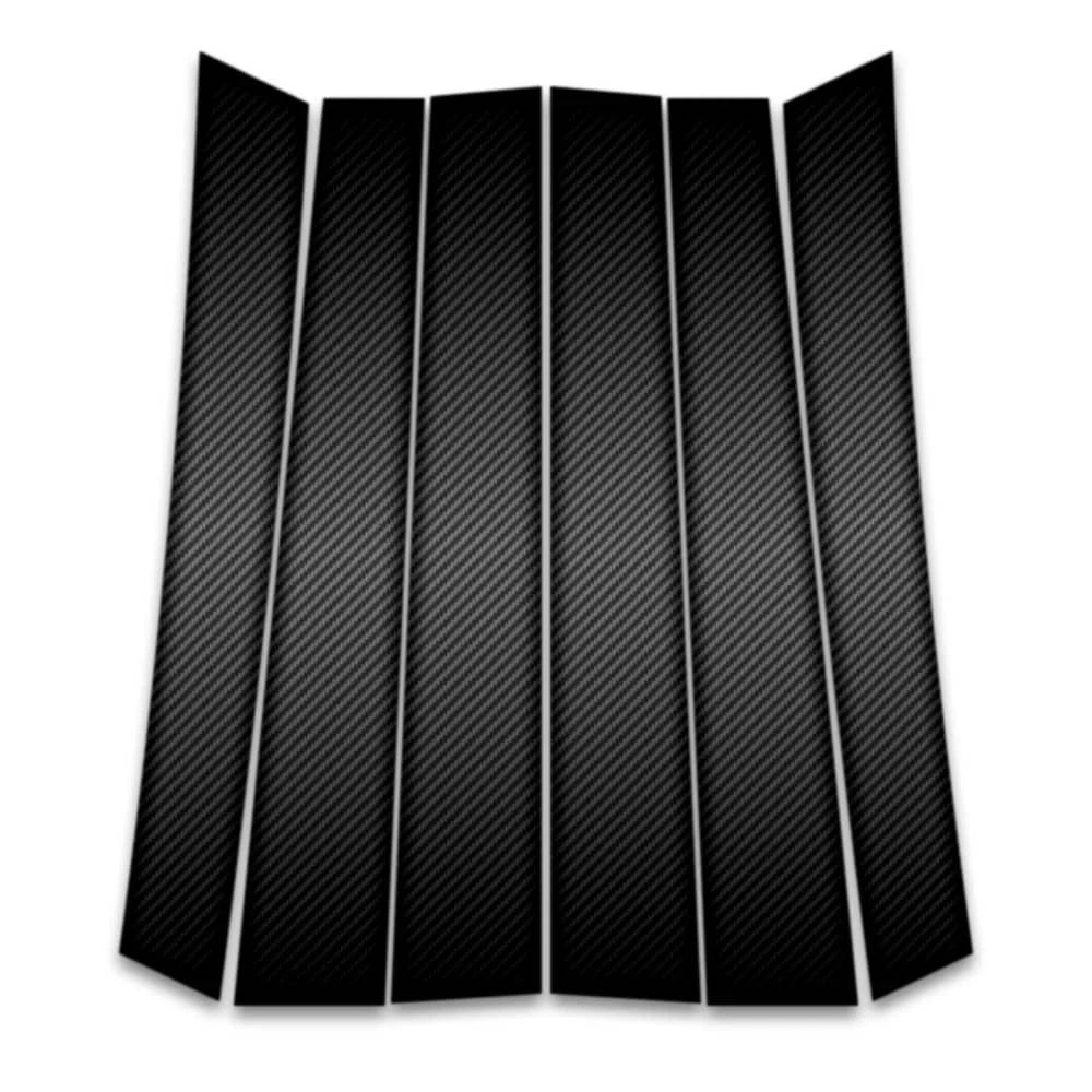 6pc Carbon Fiber Pillar Post Covers for 2003-2010 Toyota Sienna