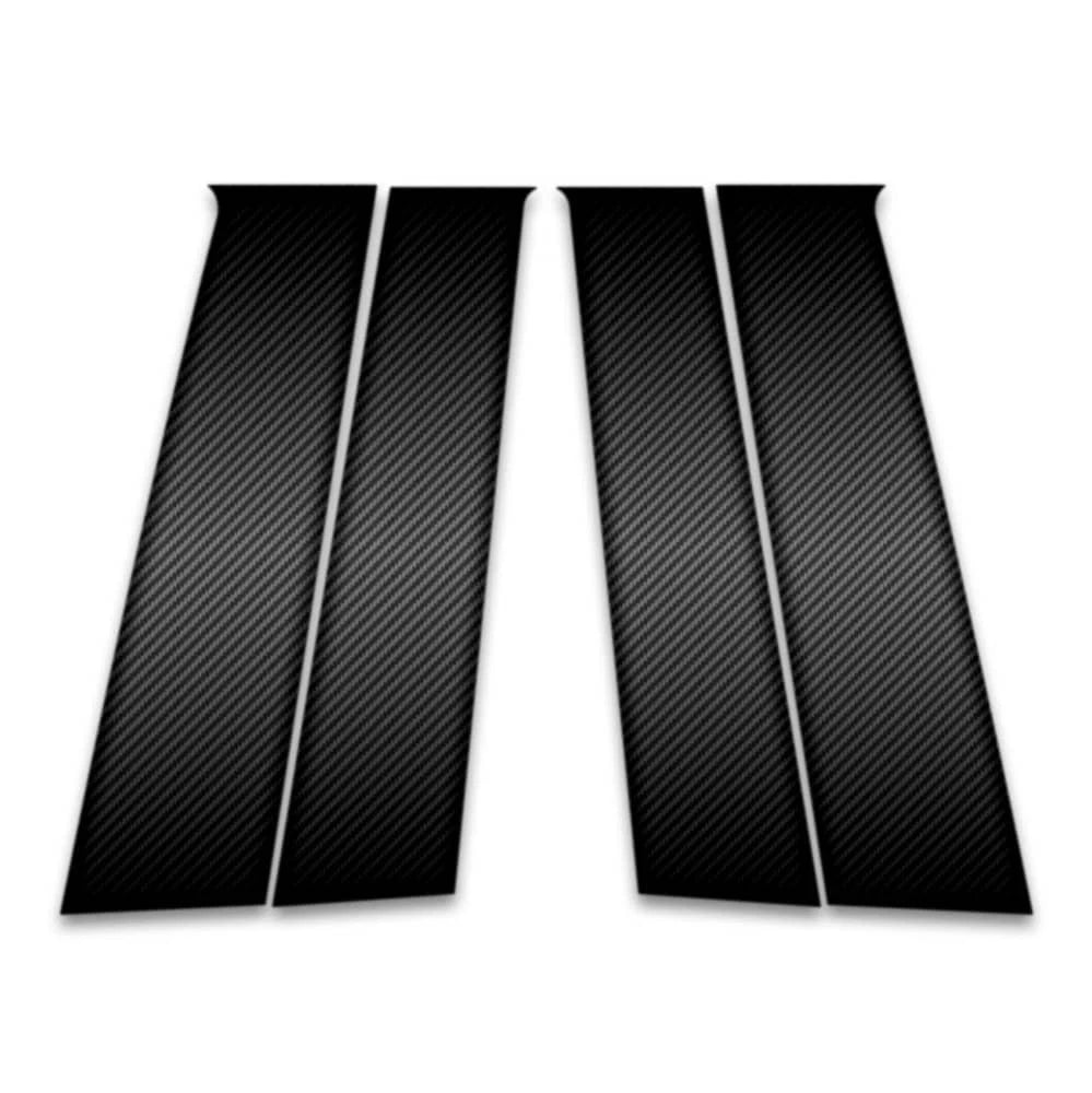4pc Carbon Fiber Pillar Post Covers for 2014-2021 Mitsubishi Outlander Sport