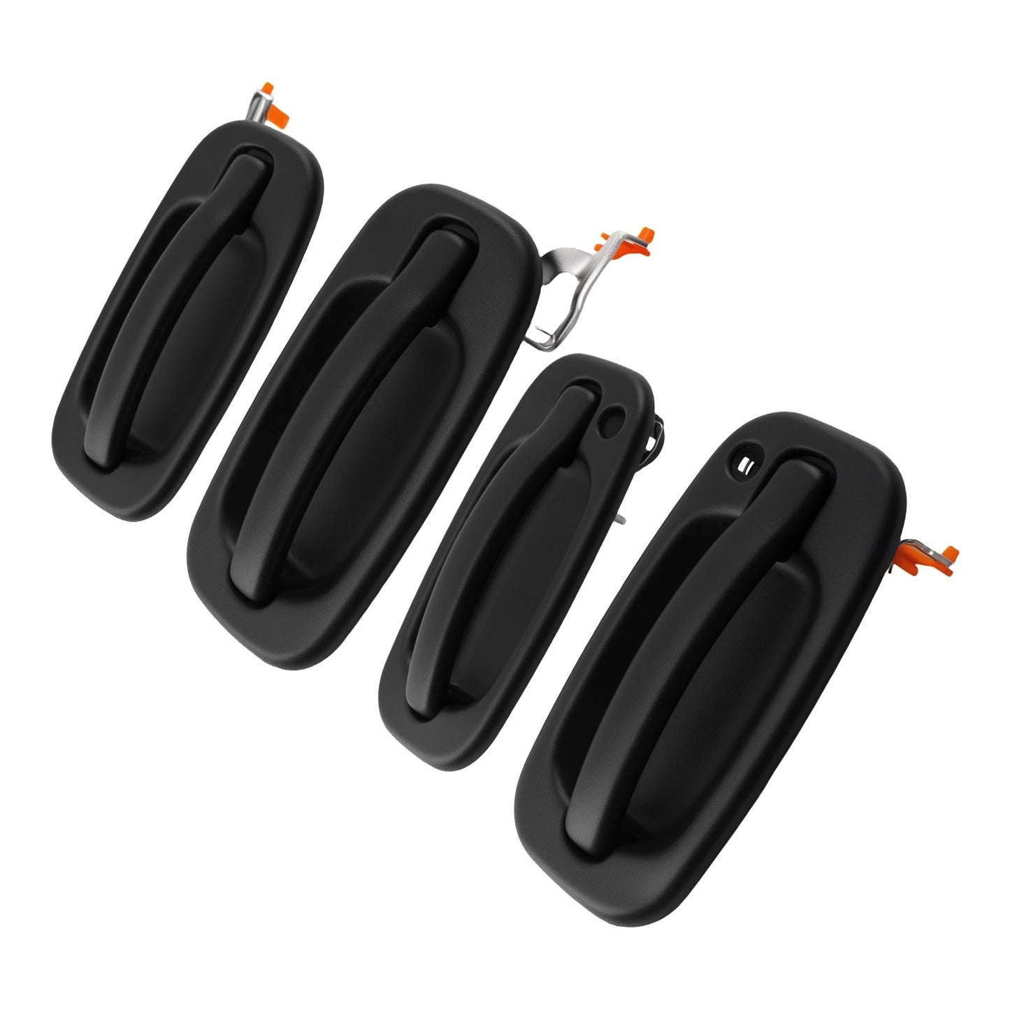 Black Plastic Door Handle Set for GMC Yukon (1999–2006) 4PC