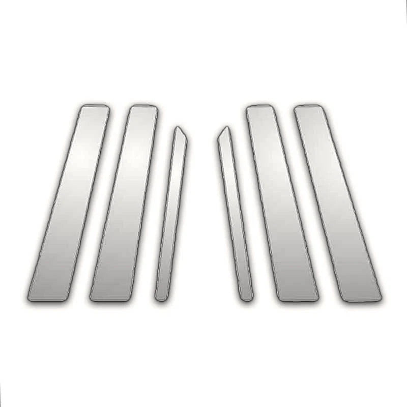 6Pc Chrome Pillar Post Covers for Mercedes GL (2007–2012)