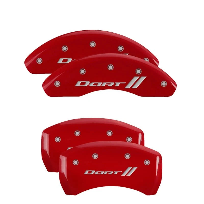 Caliper Covers Replacement Red Stripes for 2013–2016 Dodge Dart