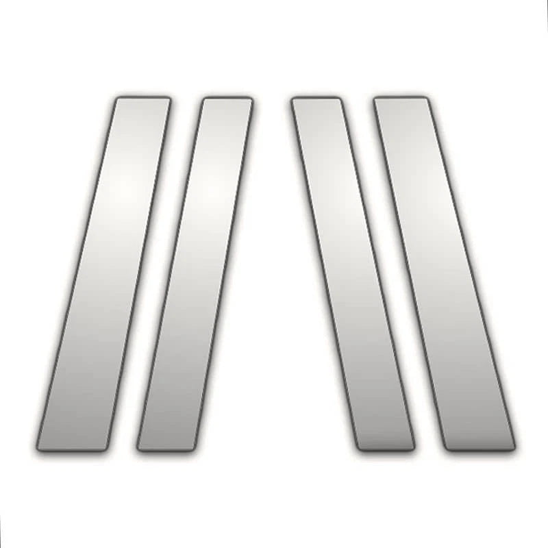 4Pc Chrome Pillar Post Covers Replacement for Cadillac DeVille (2000–2005)