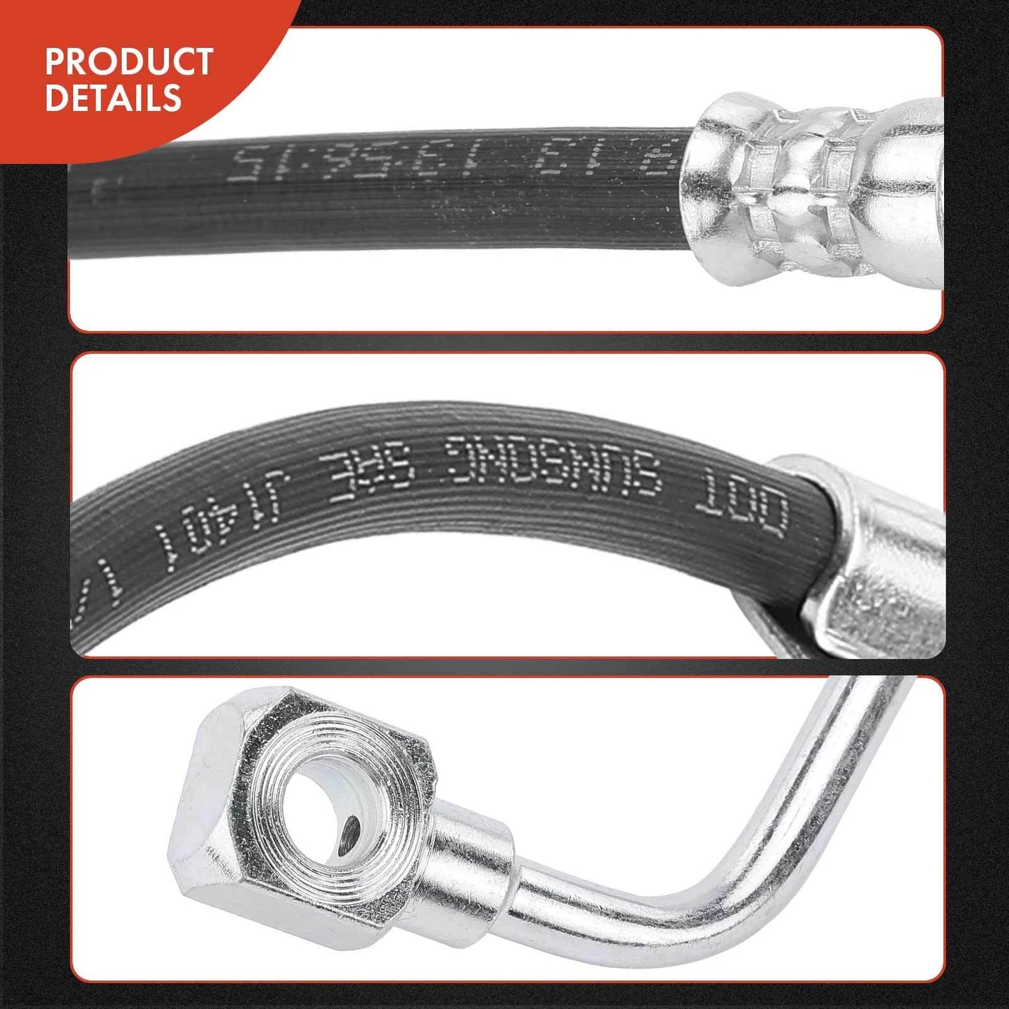Brake Hydraulic Hose for Chevy GMC K3500 (1993–1995)