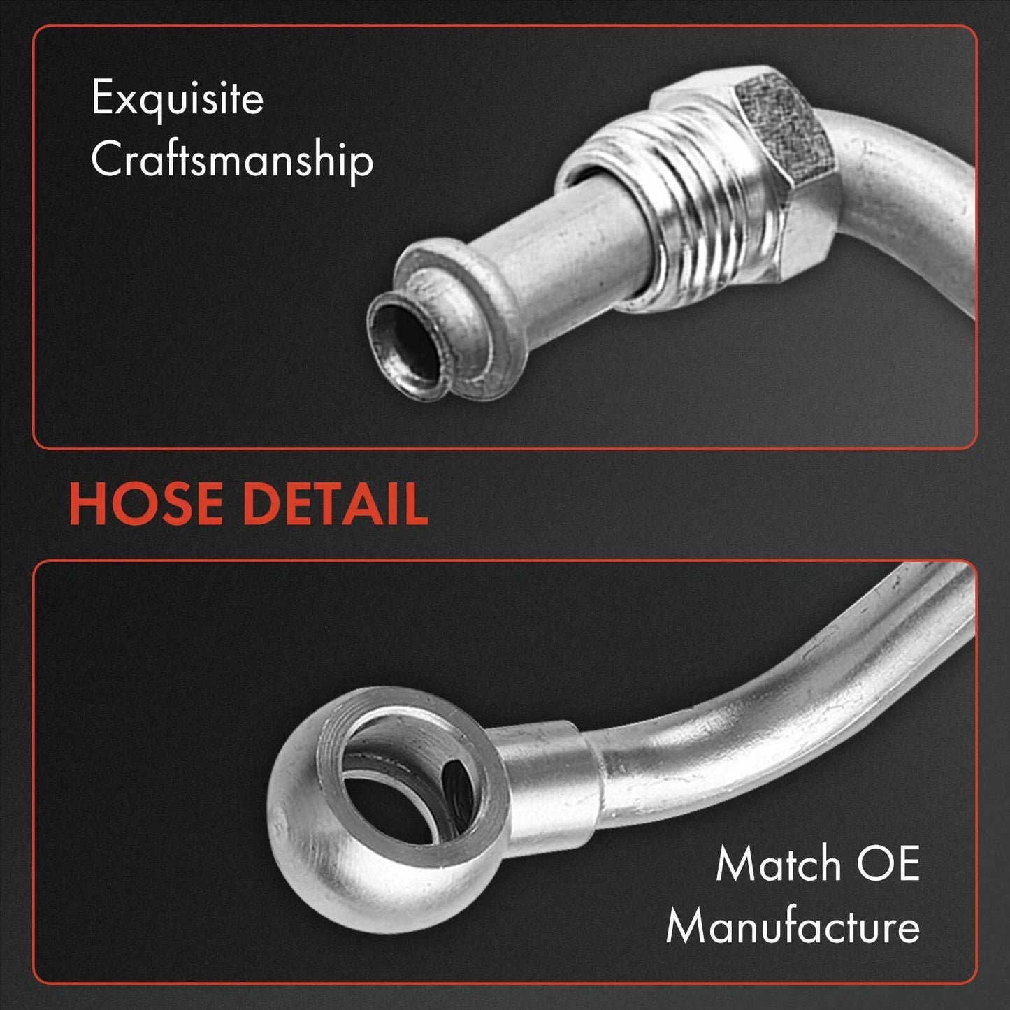 2X Power Steering Pressure & Return Line Hose for Mercedes-Benz E55 AMG (2000–2006)