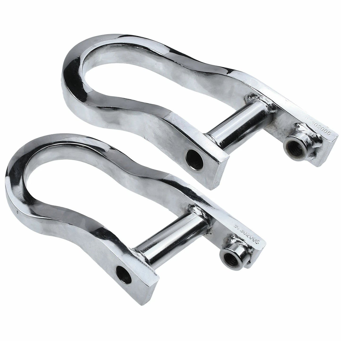 2X Chrome Tow Hooks for Chevy Silverado 1500 (2007–2018) GMC Sierra