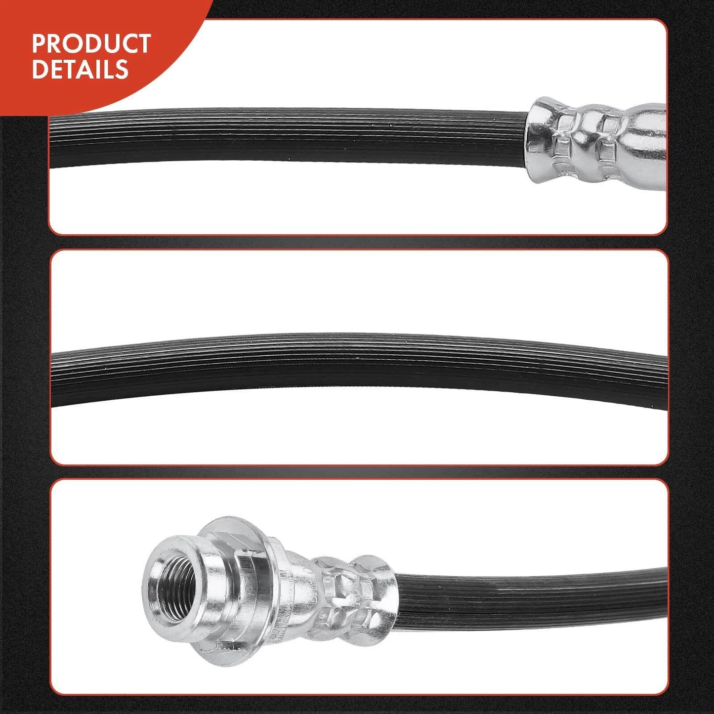 2X Front Brake Hydraulic Hose for Chevrolet Impala (2006–2013)