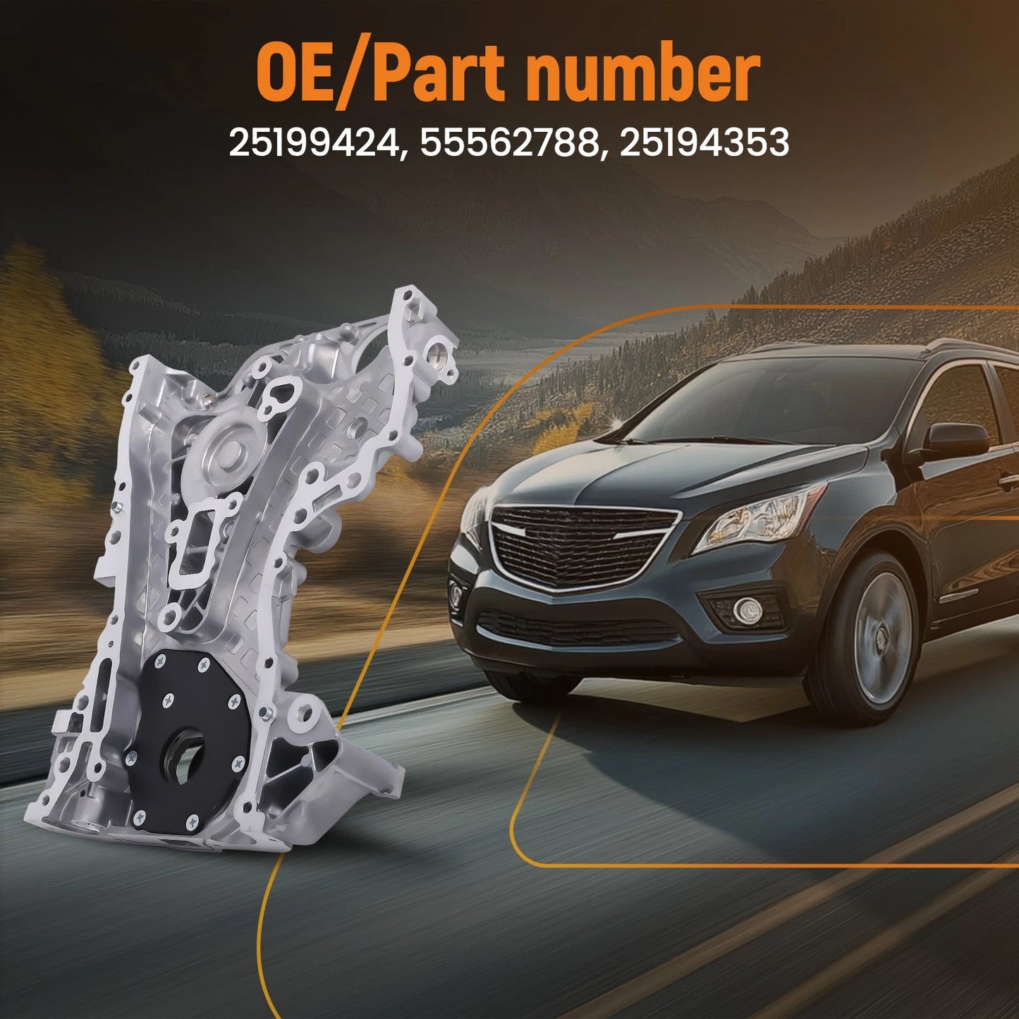 Aluminum Timing Cover for Chevrolet Trax (2013–2020)