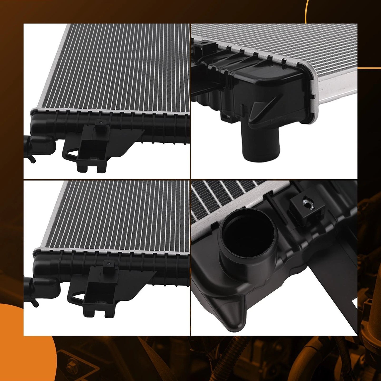 Direct Fit Radiator Inlet for Jeep Liberty 3.7L (2007–2007)